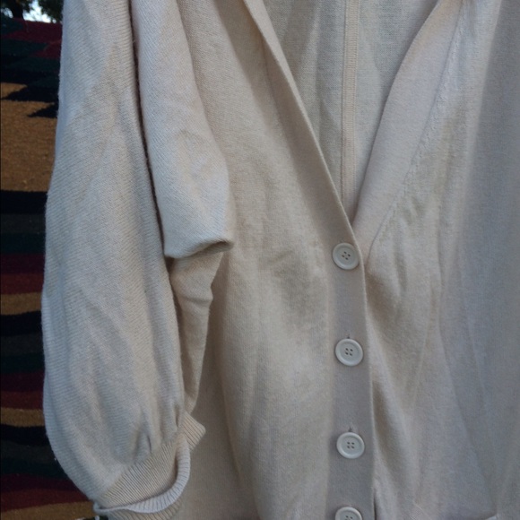 Beige slouch cardigan - Picture 2 of 4