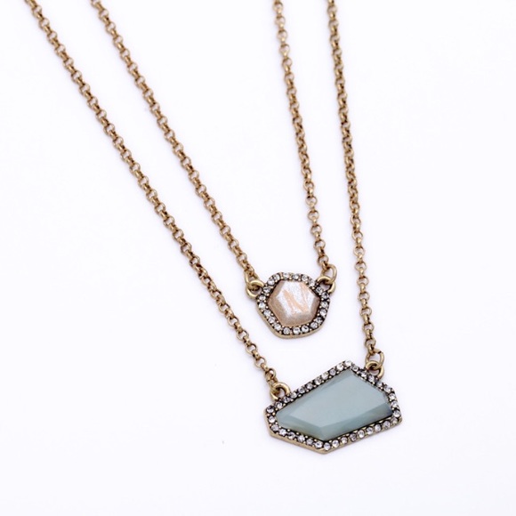 Jewelry - 2015 DOUBLE CHAIN TREND NECKACE