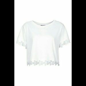 White Crop Top