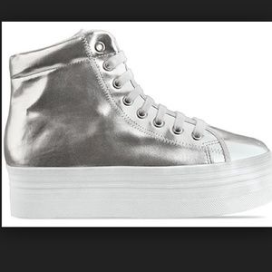🎉ON SALE🎉Jeffrey Campbell SILVER PLATFORMS