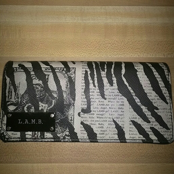 L.A.M.B. Animal Print Wallet Gently Used