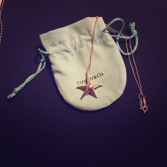 Tiffany & Co. Starfish Silver  Necklace