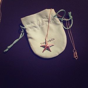 Tiffany & Co. Starfish Silver  Necklace