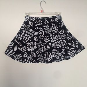 Aztec skater skirt