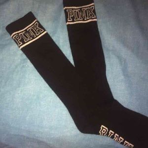 VS PINK Black Socks