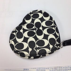 Coach Heart Shaped Coin Purse