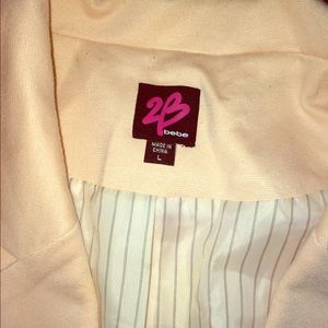 Bebe soft pink blazer