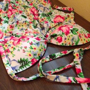 Victoria secret floral one piece.