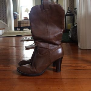 high heeled boots