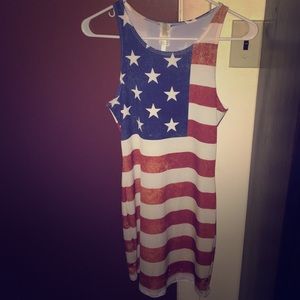 American Flag Bodycon Dress
