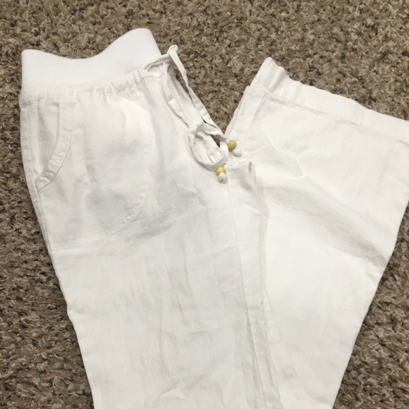 White linen pants - Picture 2 of 3