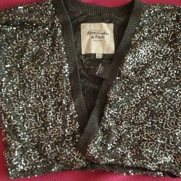 Silver sequined shrug