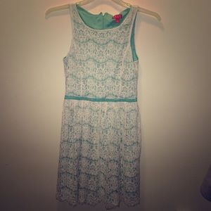 Light Green/White Dress