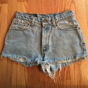 Light Blue Jean Shorts