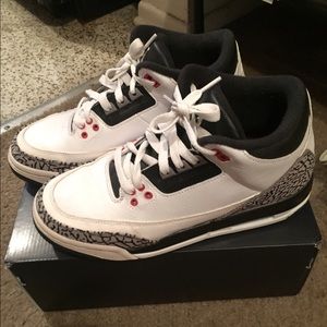 Jordan Shoes - Air Jordan 3 Retro White Cement 6Y Jordan Shoes - Air Jordan 3 Retro White Cement 6Y