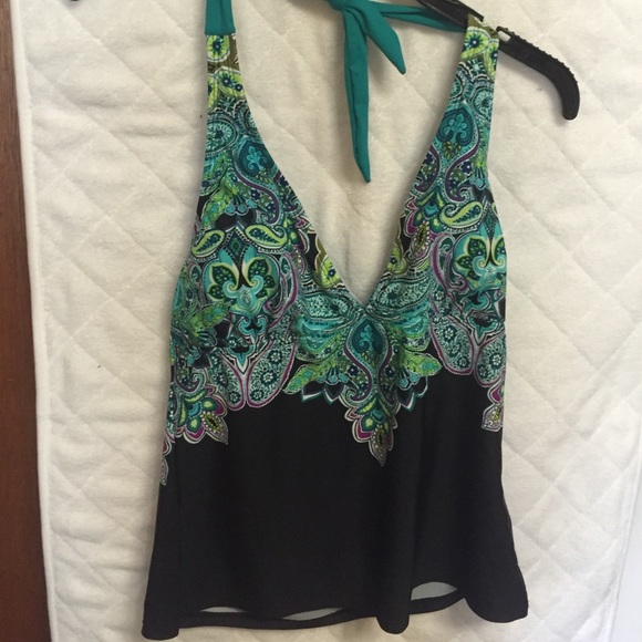 Athlete Paisley Swim Top