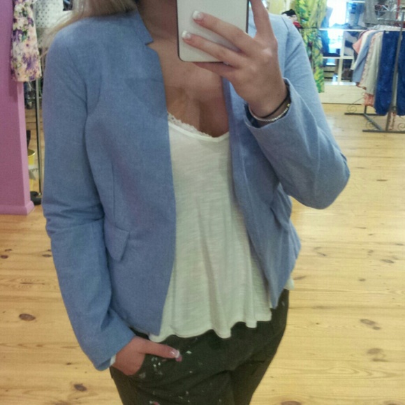 Sugar Lips Chambray Blazer