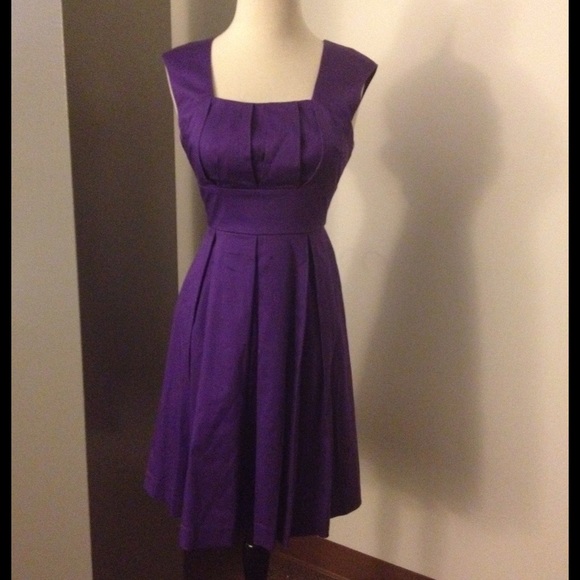 Calvin Klein Dresses & Skirts - Calvin Klein Deep Purple Flare Dress