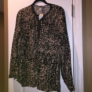 Christopher & Banks long sleeve dress up shirt