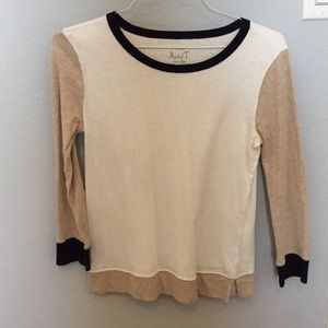 Color block J crew top