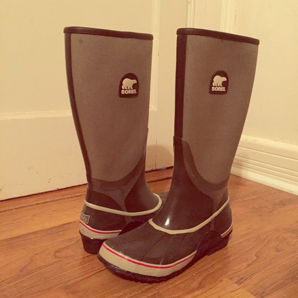 Sorel Rain Boots - Brown