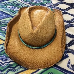 Cute straw cowboy hat