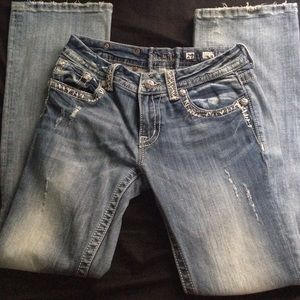 Cheap Distressed Bootcut Miss Me's
