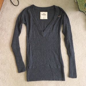 Hollister Dark Gray Tunic Sweater size XS
