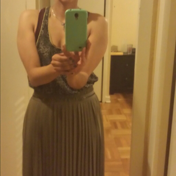 Leopard print hi-lo flow tank top - Picture 2 of 3