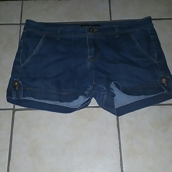 Denim shorts
