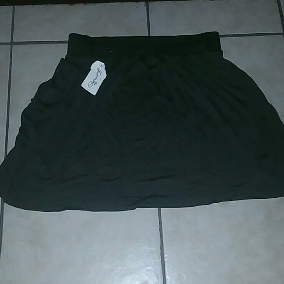Green skirt