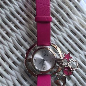 Pink Mudd girls adjustable watch.