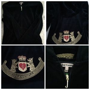 Dark Blue Juicy Couture Zip Up
