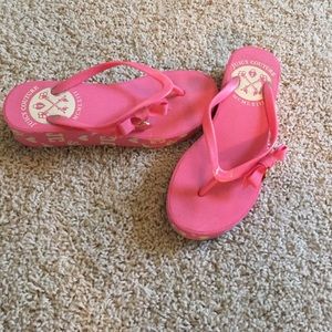 Juicy Couture Wedge Flip Flops