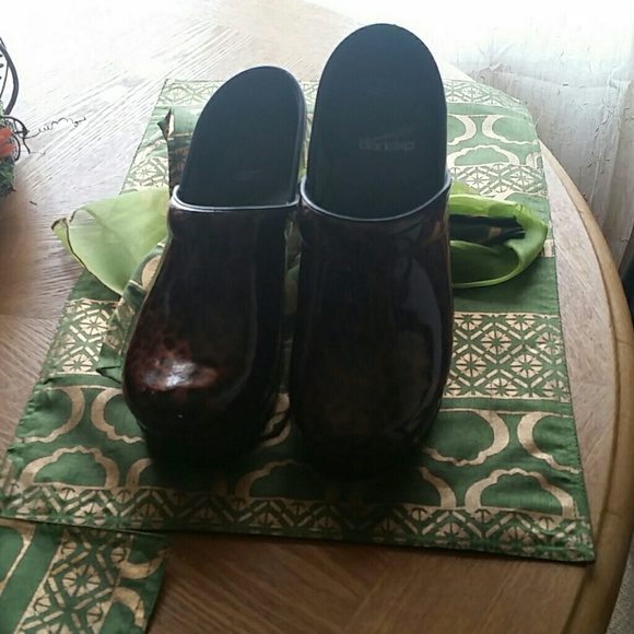 Cheetah print Dansko clogs