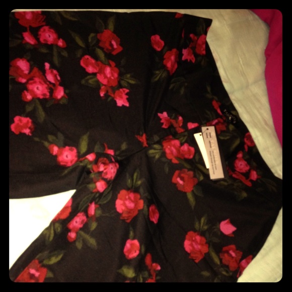 Talbots petites floral vintage pants!!