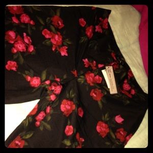 Talbots petites floral vintage pants!!