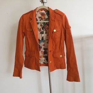 Tory burch leather jacket