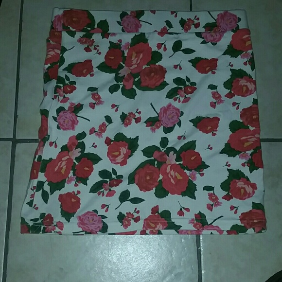 Floral skirt