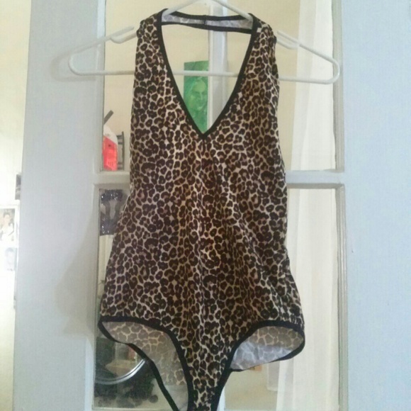 American Apparel Halter Bodysuit