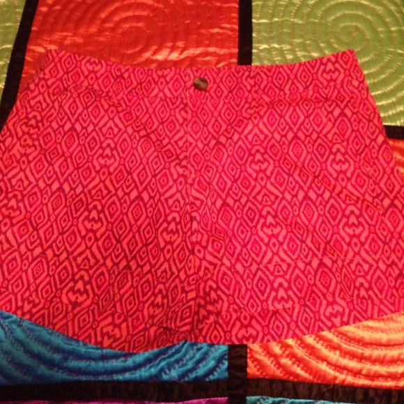 Tribal print shorts