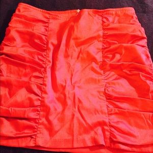 Bebe red skirt