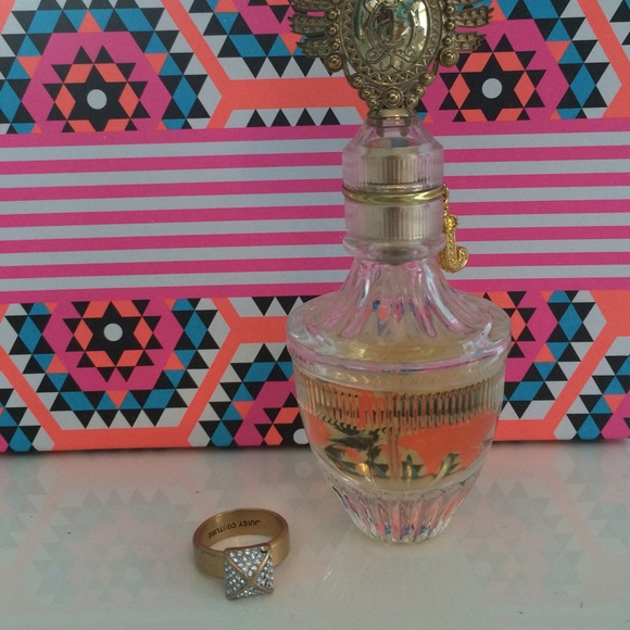 Gold Juicy Couture ring