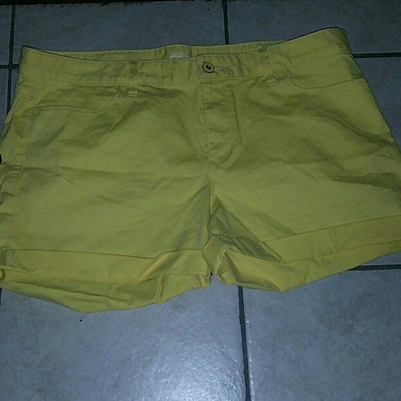 Yellow shorts