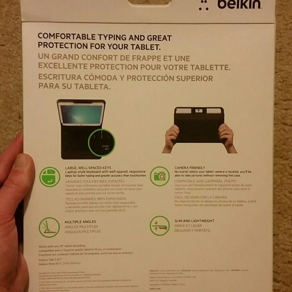 Belkin universal keyboard case for 10 inch tablets - Picture 2 of 2