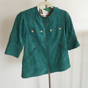 Diane Von Furstenberg suede jacket