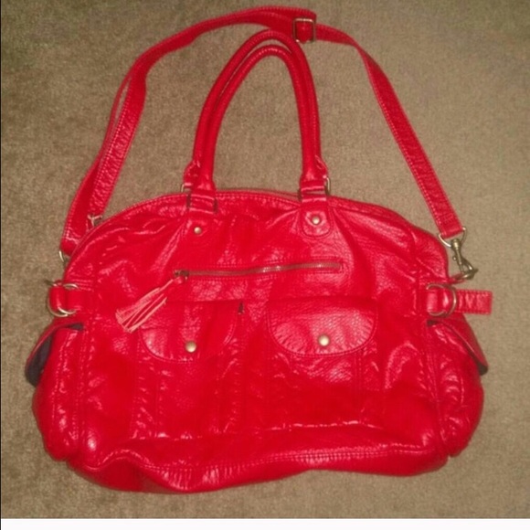 Bright red BDG purse