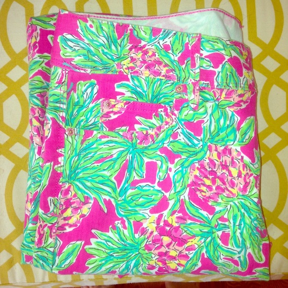 Lilly Pulitzer spike the punch jeans