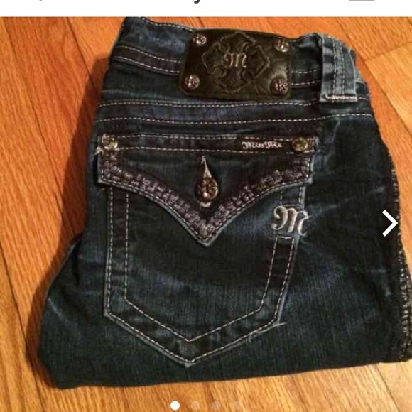 Only wore twice.  Miss mean jeans