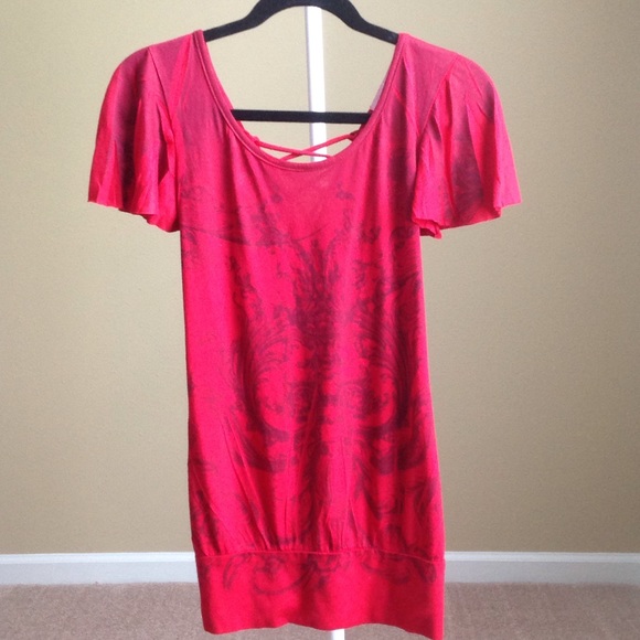 Red blouse